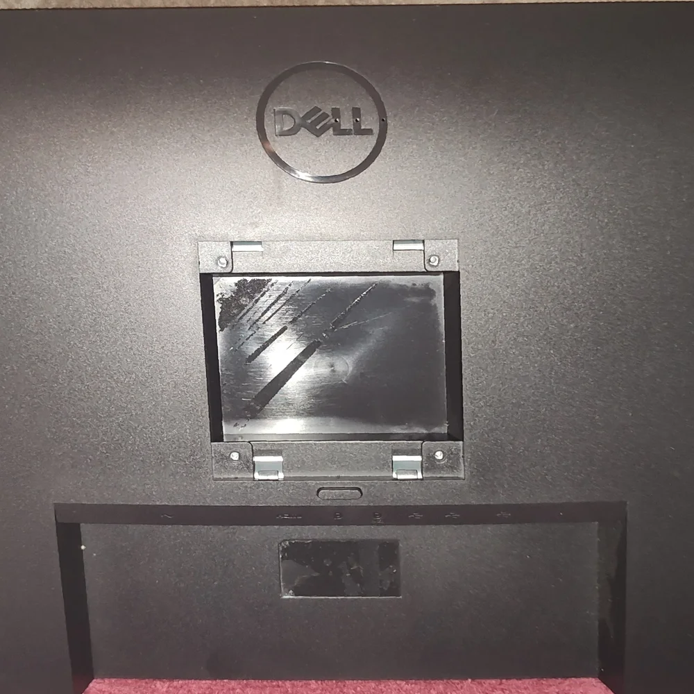 Dell Monitor with Black and Multicolor Display